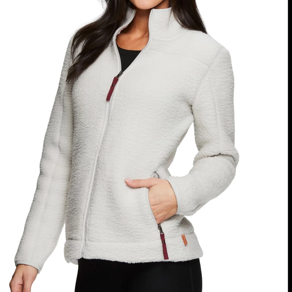 Avalanche fleece berber zip up jacket